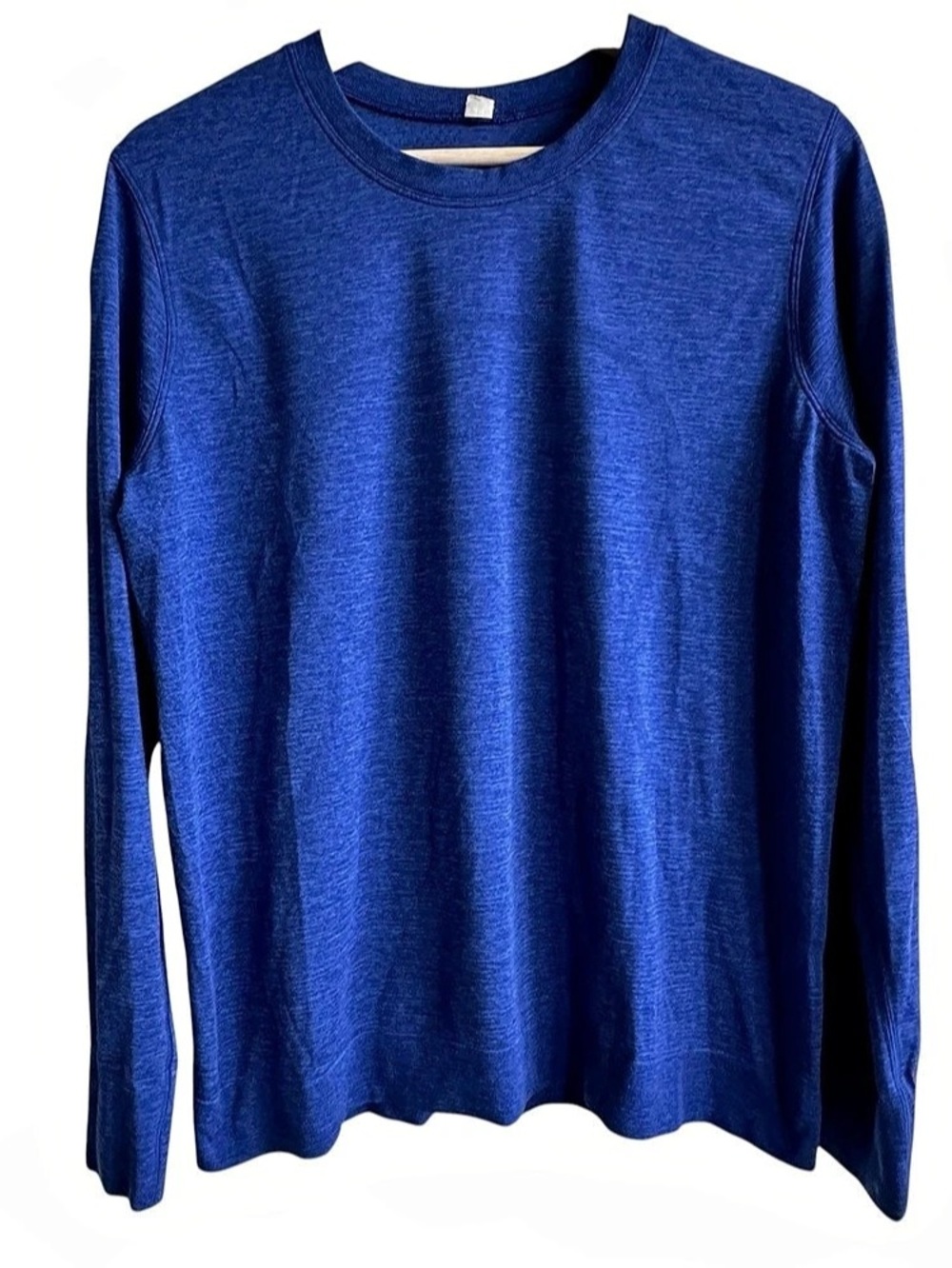 lululemon Swiftly Tech Long Sleeve Sz 10 Crew Blue Long Sleeve Shirt Like New